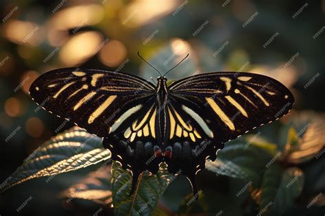  Zebra Butterfly!  A Magnificent Creature With Wings as Striking as Zebra Stripes!